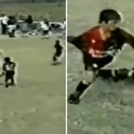 Vídeo de Lionel Messi a jogar futebol em criança deixa toda a gente incrédula: ele nasceu para o futebol