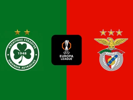 Inteligência artificial prevê o Omonia-Benfica e há um resultado que se destaca de todos os outros